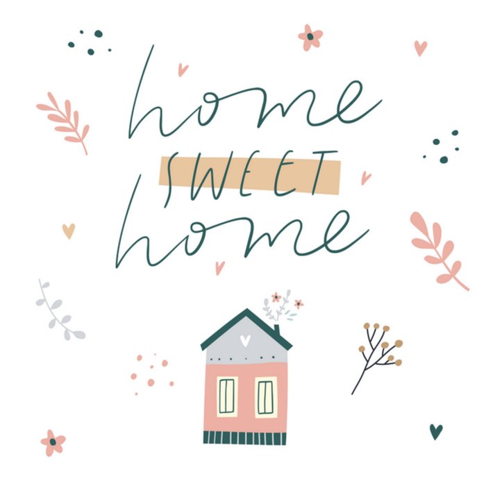 Papercute | Nieuwe woning kaart | Home Sweet Home