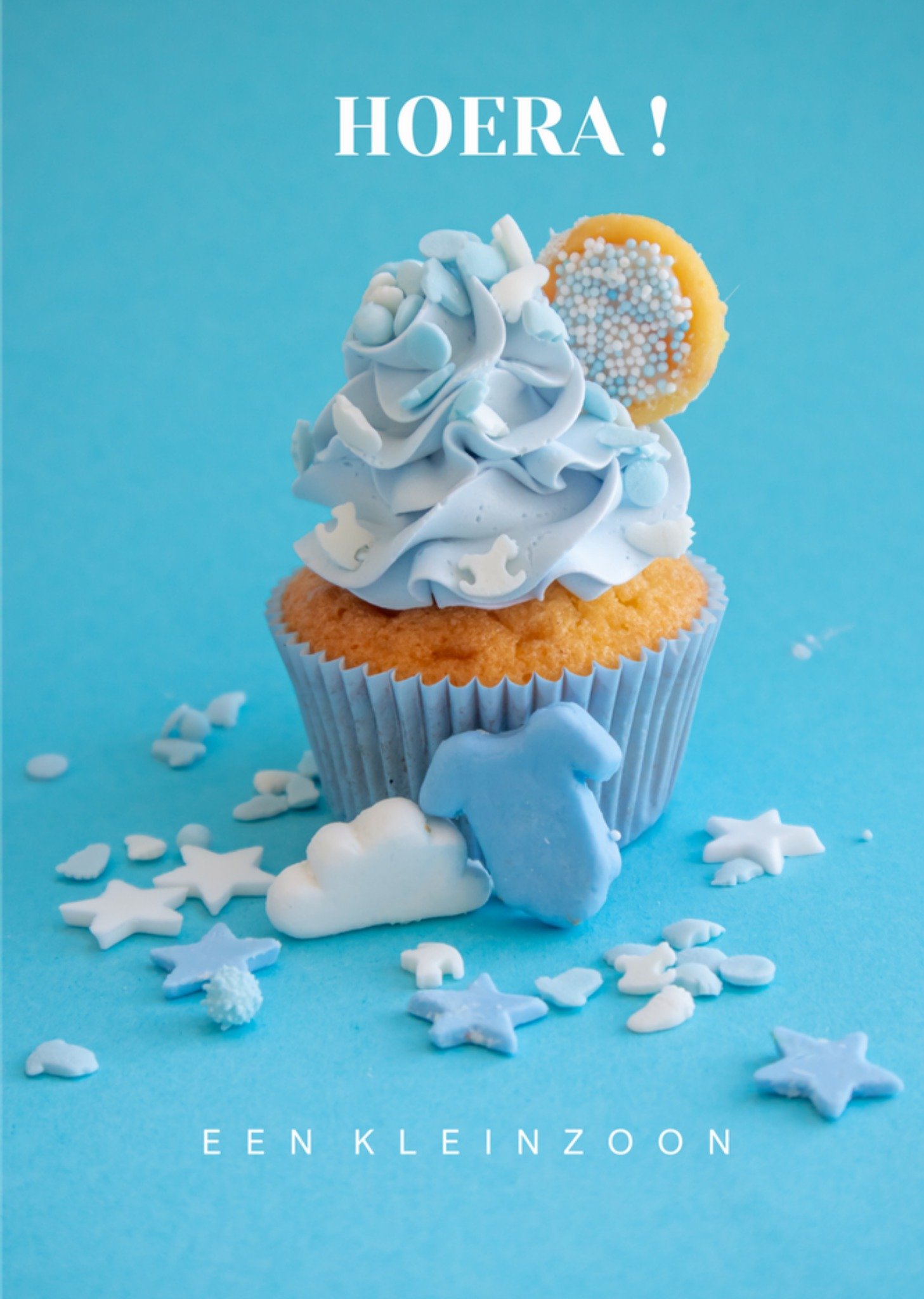 Geboortekaart Kleinzoon Kaart Photoflash