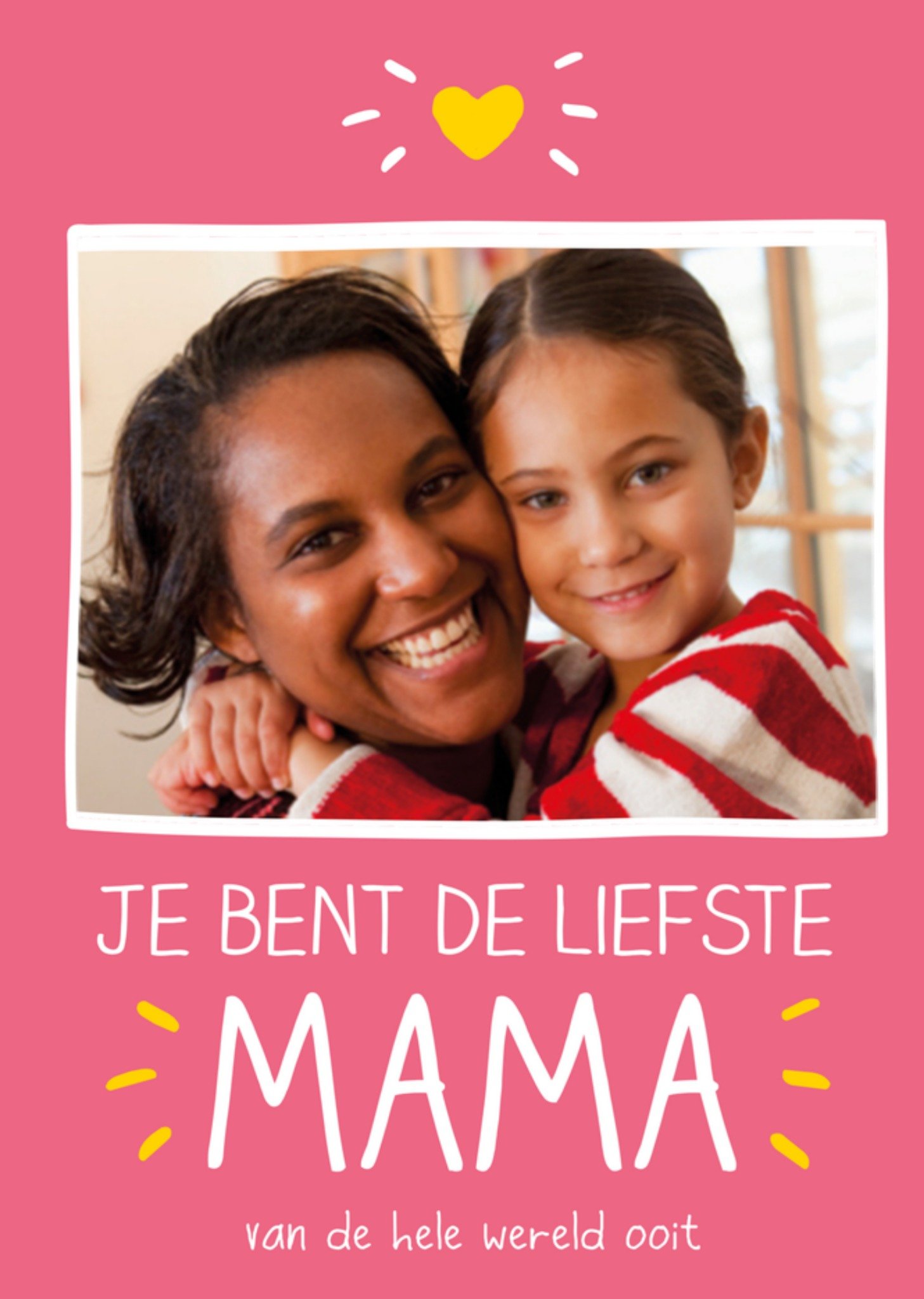 Moederdagkaart fotokaart Kaart Happy Jackson