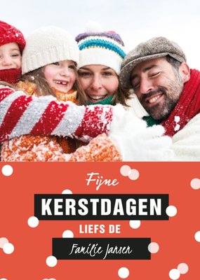 Greetz | Kerstkaart | fotokaart met naam
