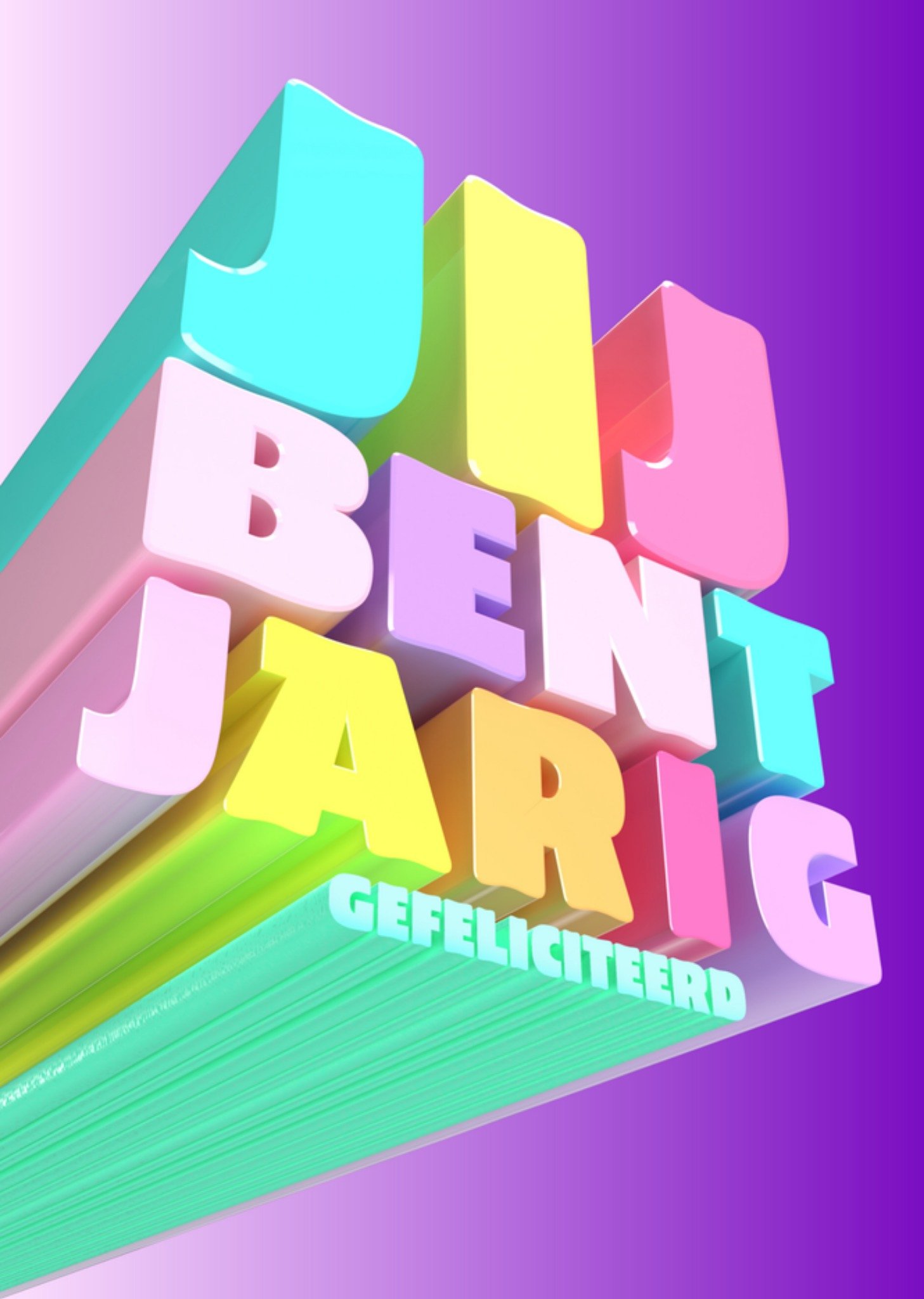 Verjaardagskaart jij bent jarig Greetz
