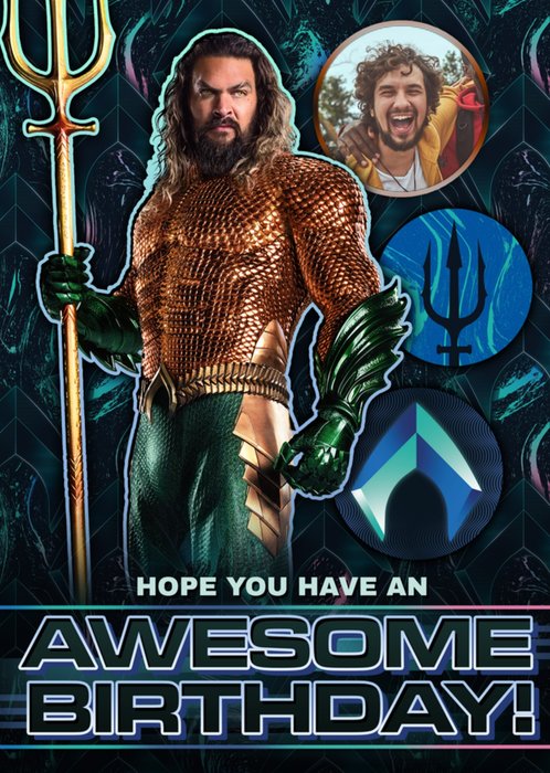 Aquaman | Verjaardagskaart | Met foto