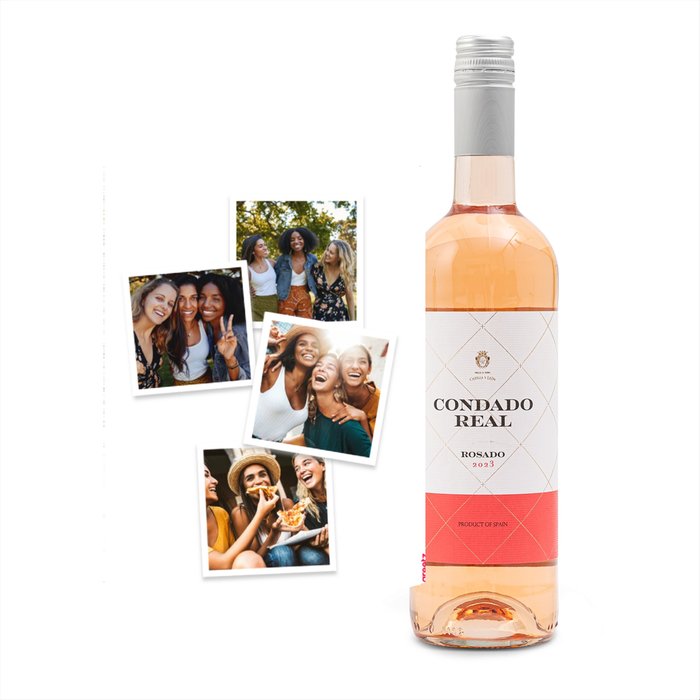 Condado Real | Tempranillo Rosado | foto collage | 750 ml