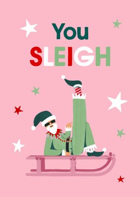 Greetz | Kerstkaart | You SLEIGH