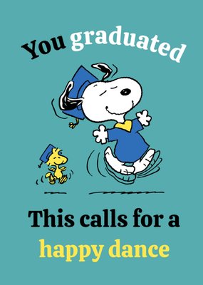 Peanuts Snoopy | Geslaagdkaart | You graduated