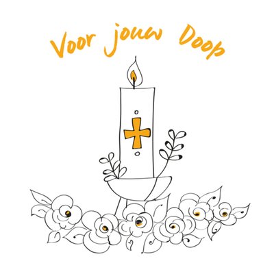 Davora | Doop kaart | Geel