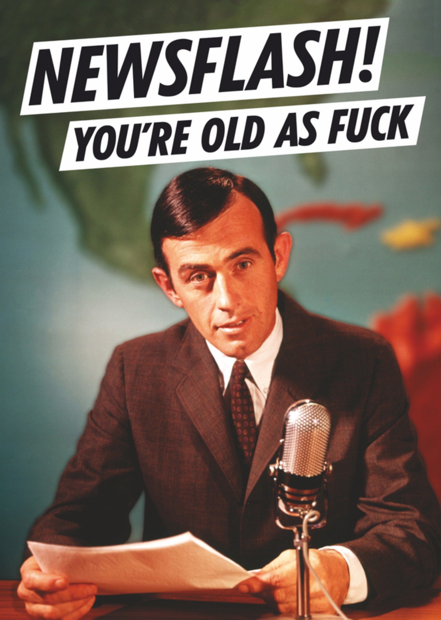 Verjaardagskaart newsflash Kaart Dean Morris