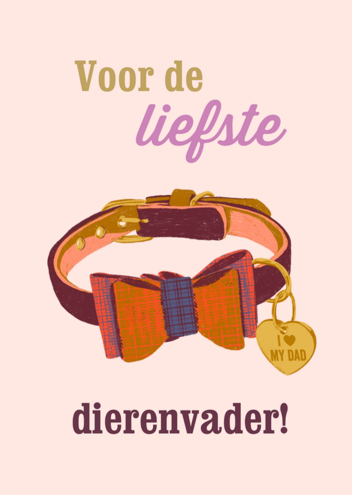 Greetz Vaderdagkaart Dierenvader Standard Card