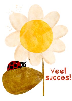 Gozde | Succeskaart | Veel Succes Daisy And Ladybird