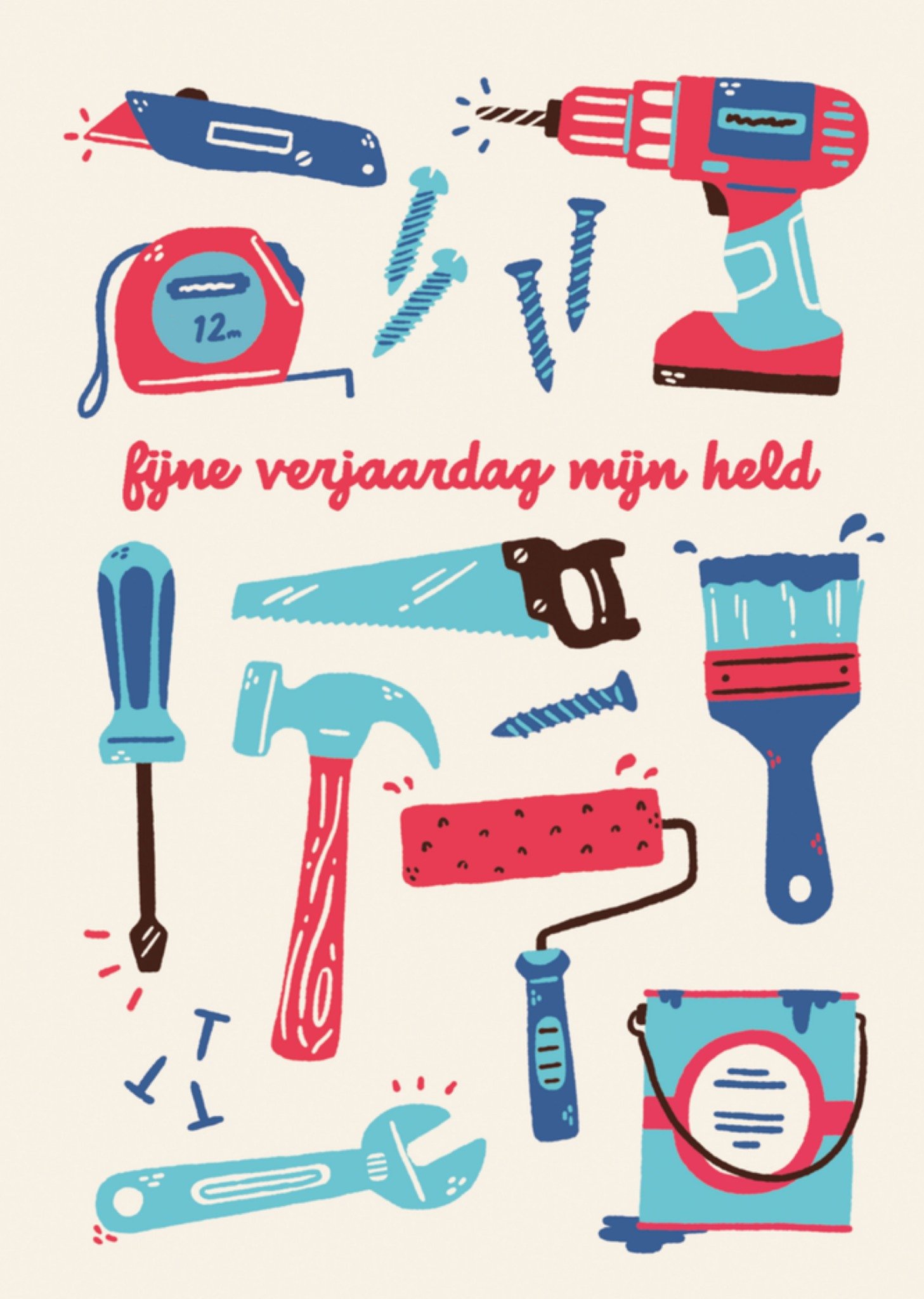 Verjaardagskaart gereedschap Kaart Sadler Jones