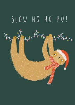 Beth Fletcher illustration | Kerstkaart | Luiaard