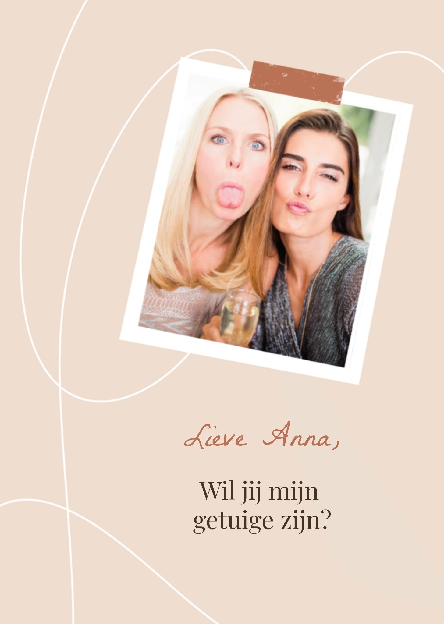 Huwelijkskaart Getuige Kaart Greetz