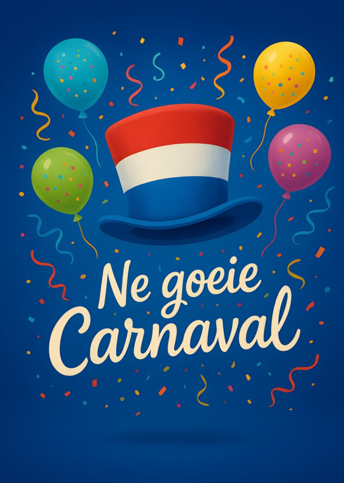 Carnaval kaart Ne goeie carnaval Kaart Greetz