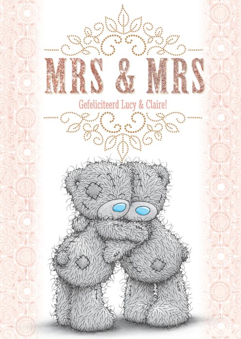 Me to You | Huwelijkskaart | Tatty Teddy | Mrs & Mrs