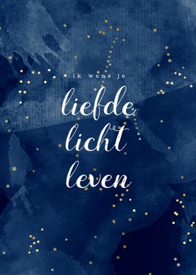 Dagelijksebroodkruimels | Kerstkaart | ik wens je liefde licht leven.