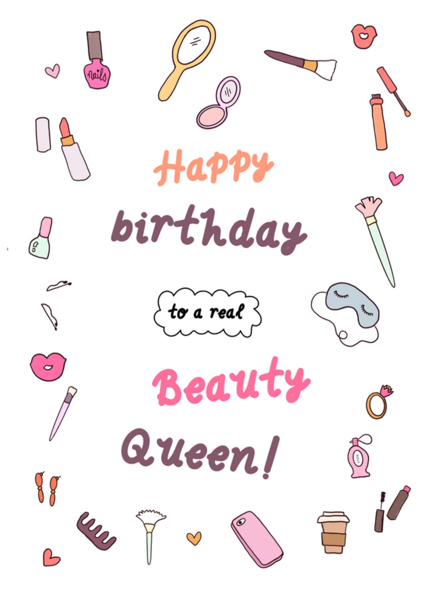 Greetz Verjaardagskaart Beauty Queen Standard Card