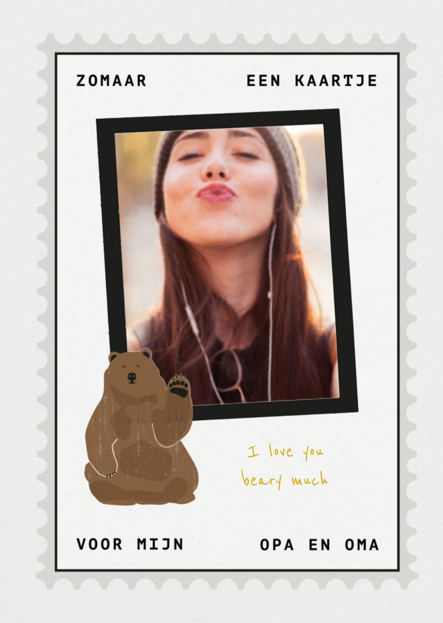 Zomaar Illustratie Lief Kaart Greetz