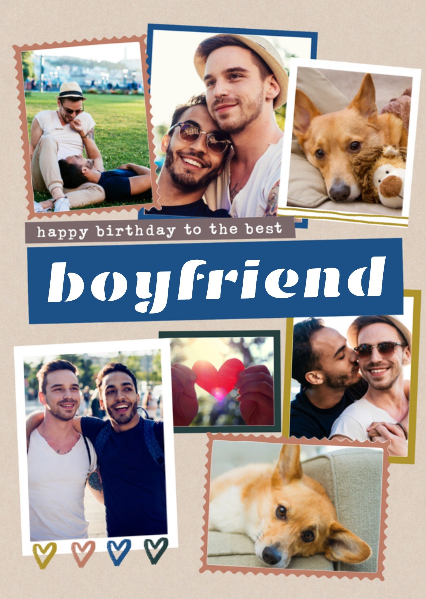 Greetz Verjaardagskaart fotokaart boyfriend Standard Card