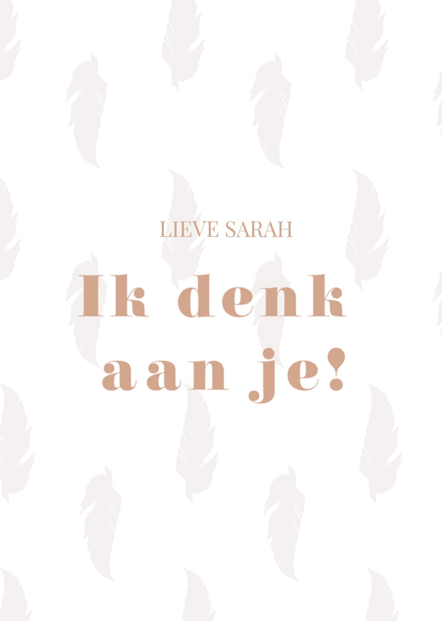 Greetz Sterkte kaart met aanpasbare naam Standard Card