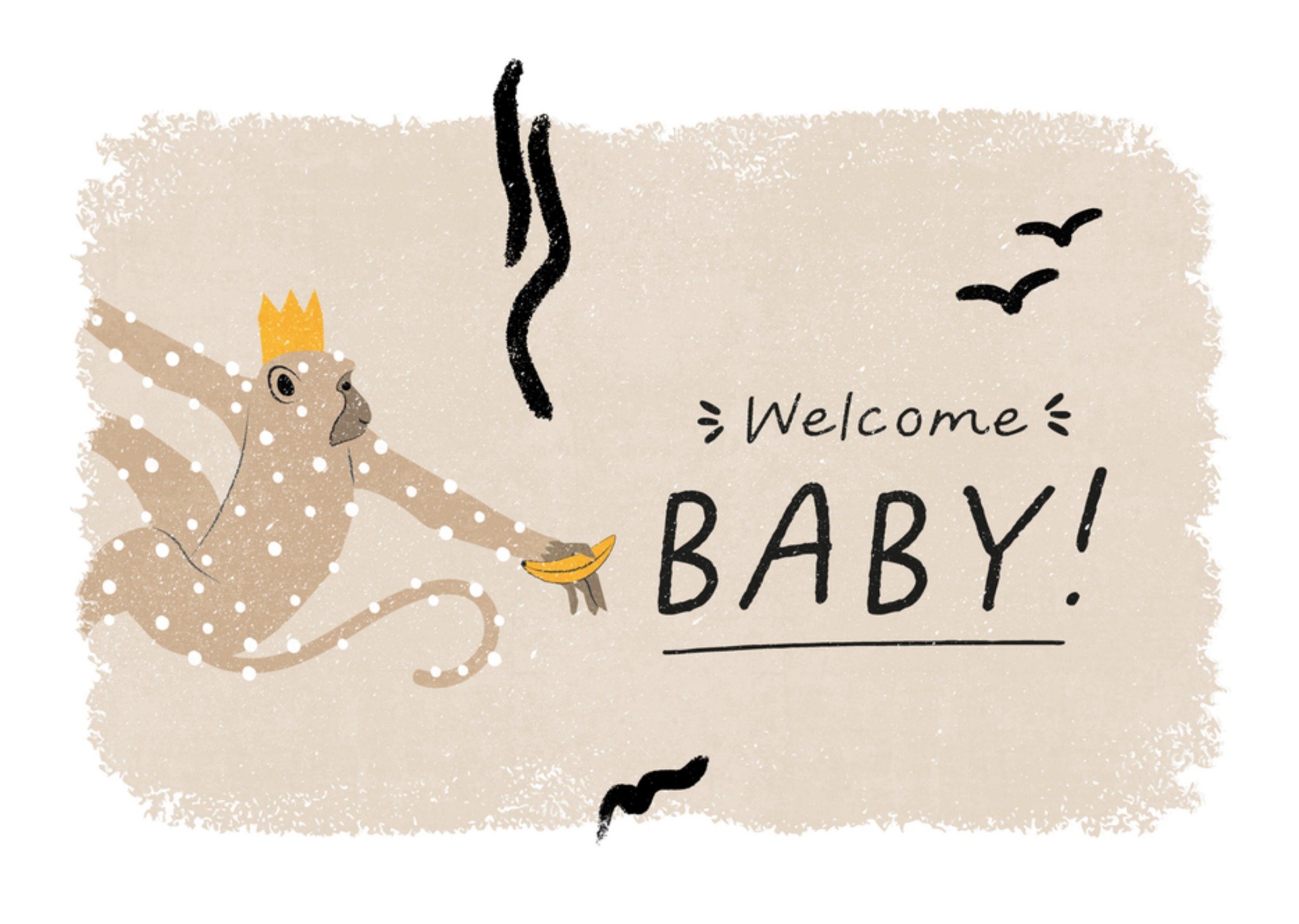 Geboortekaart Illustratie Kaart Melolelo