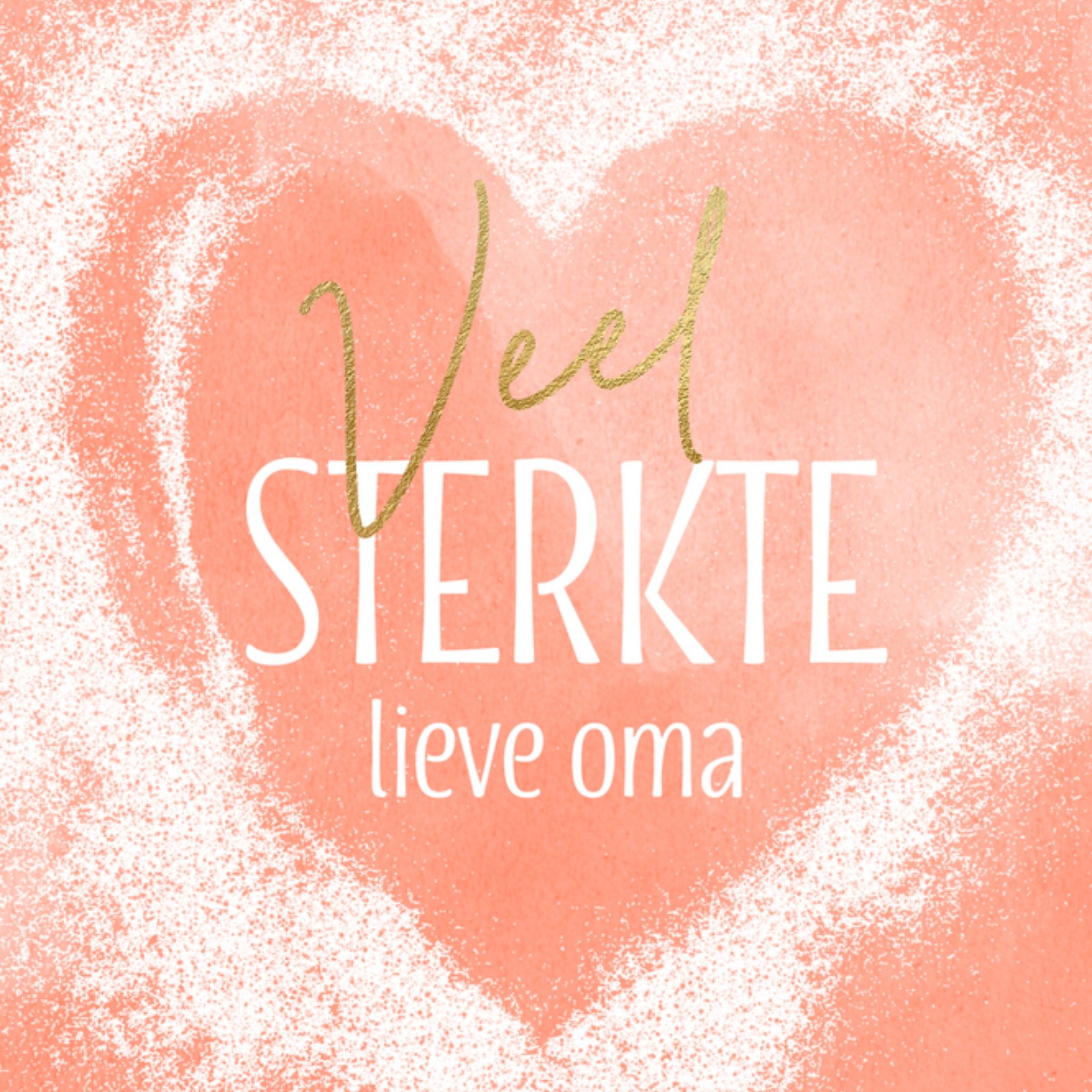 Sterkte kaart Oma Vierkante Kaart Luckz