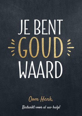 Bedankt kaart | Luckz | Lief
