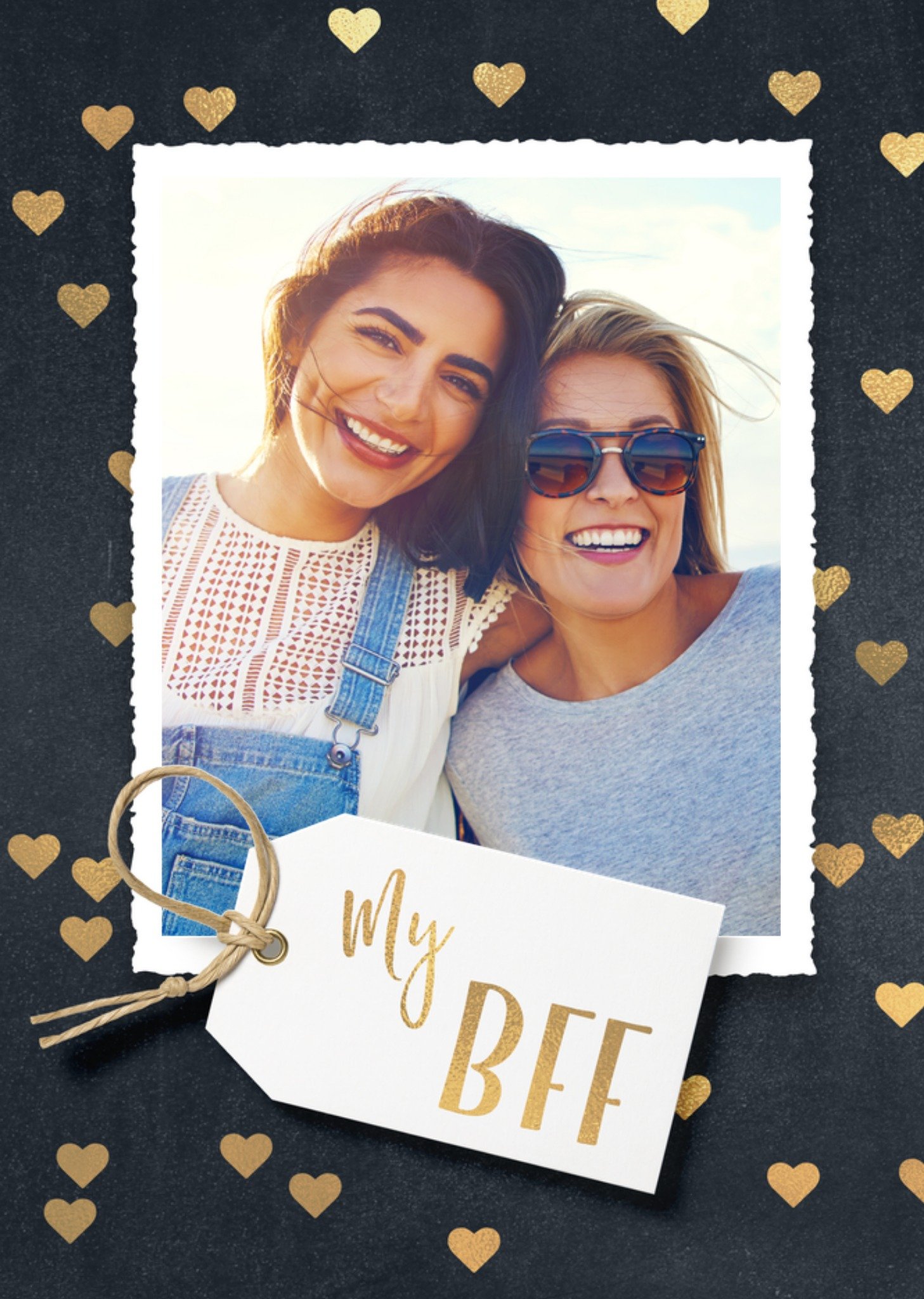 Vriendschapskaart My BFF Met foto Kaart Luckz
