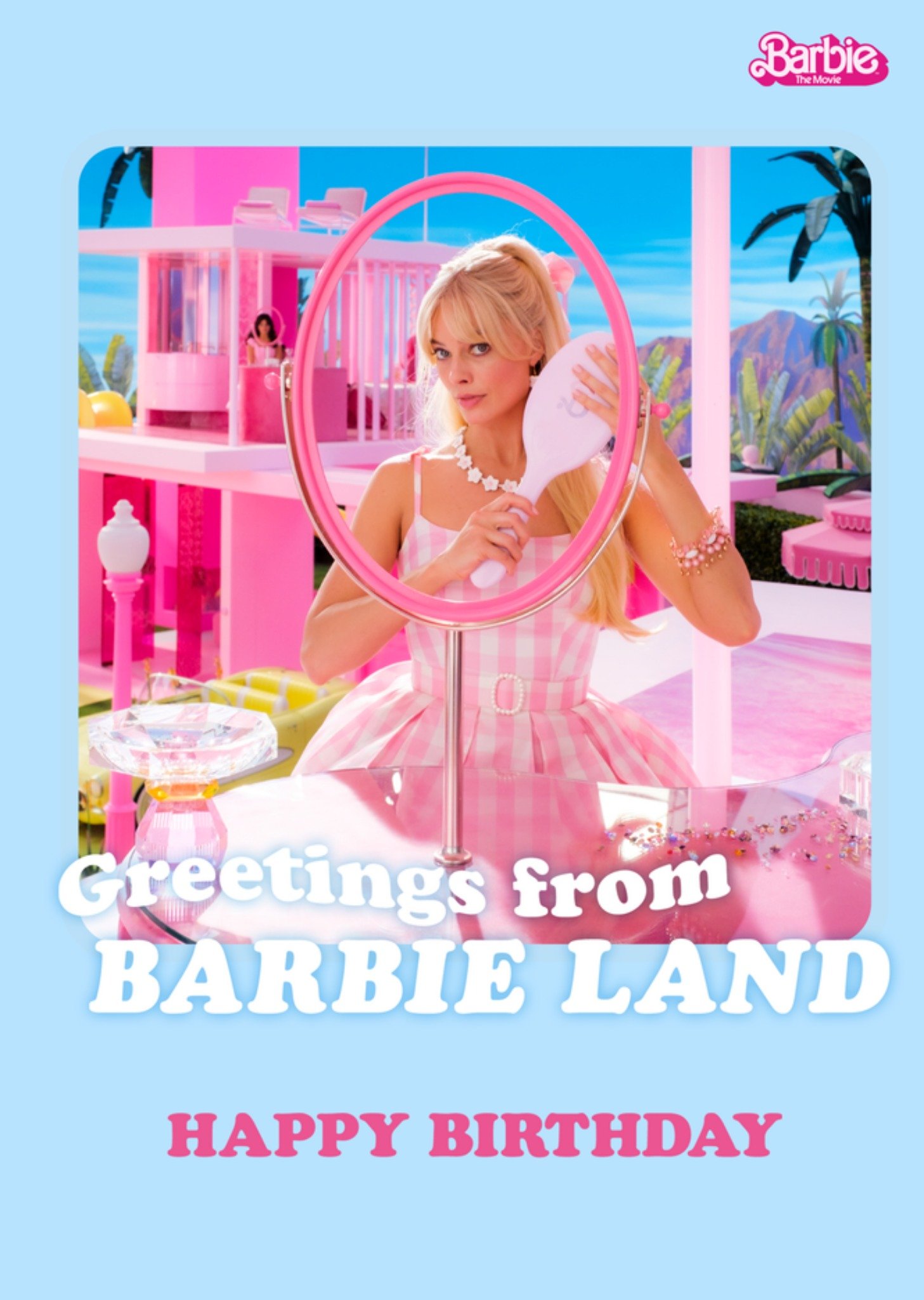 Barbie - Verjaardagskaart - Greetings from Barbie Land