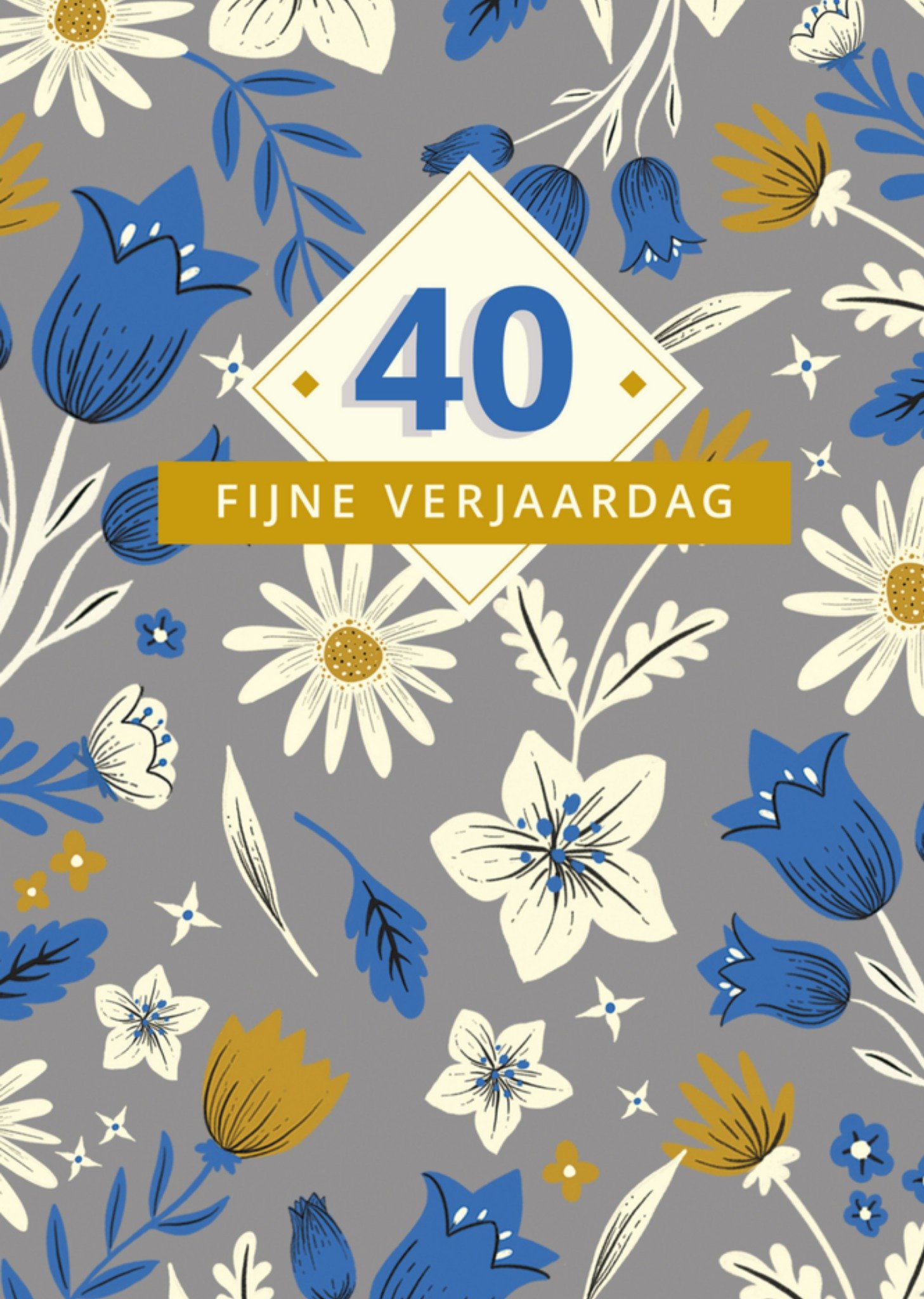 Dalia Clark Design - Verjaardagskaart - fleurig