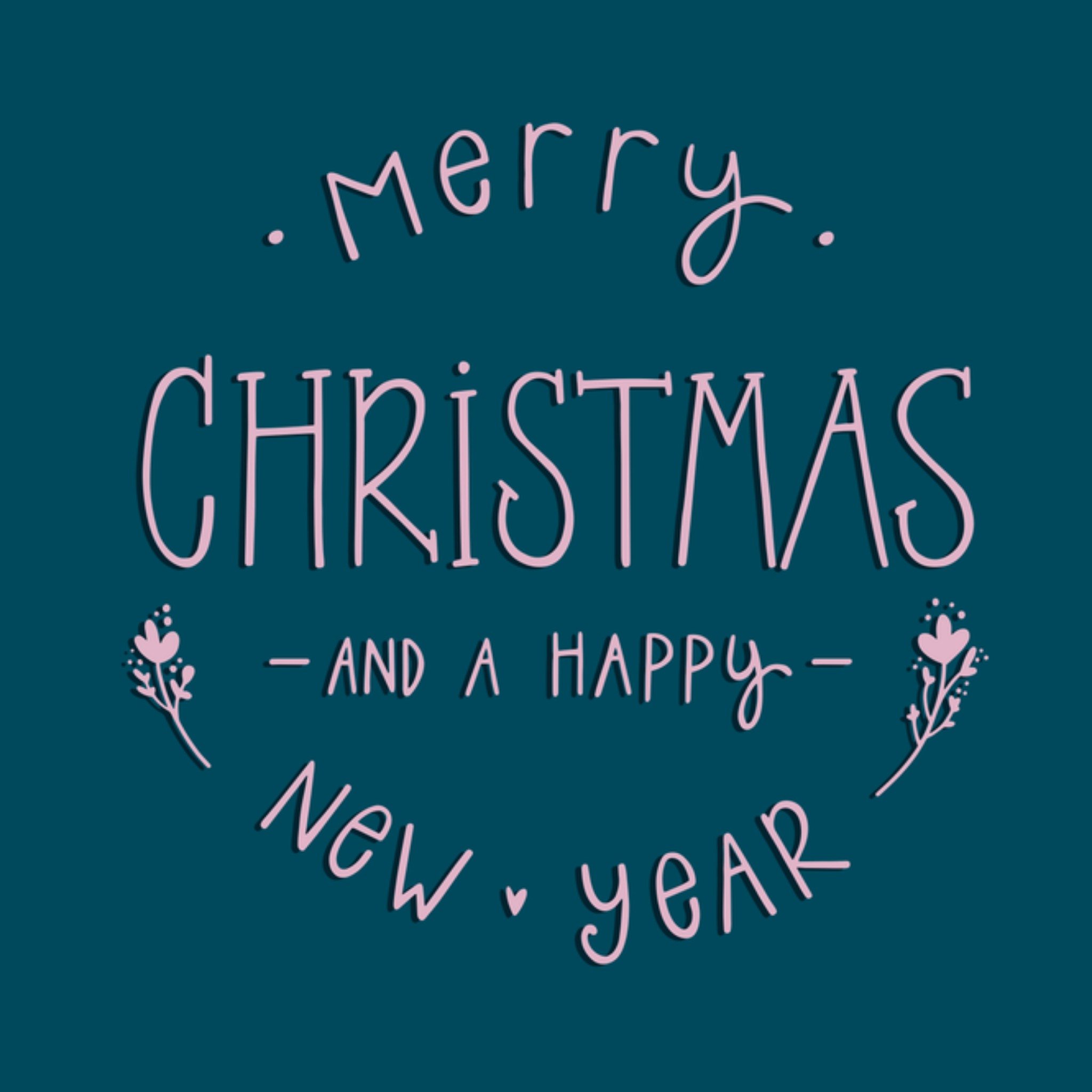 Funny Side Up Kerstkaart Vriend Vierkant