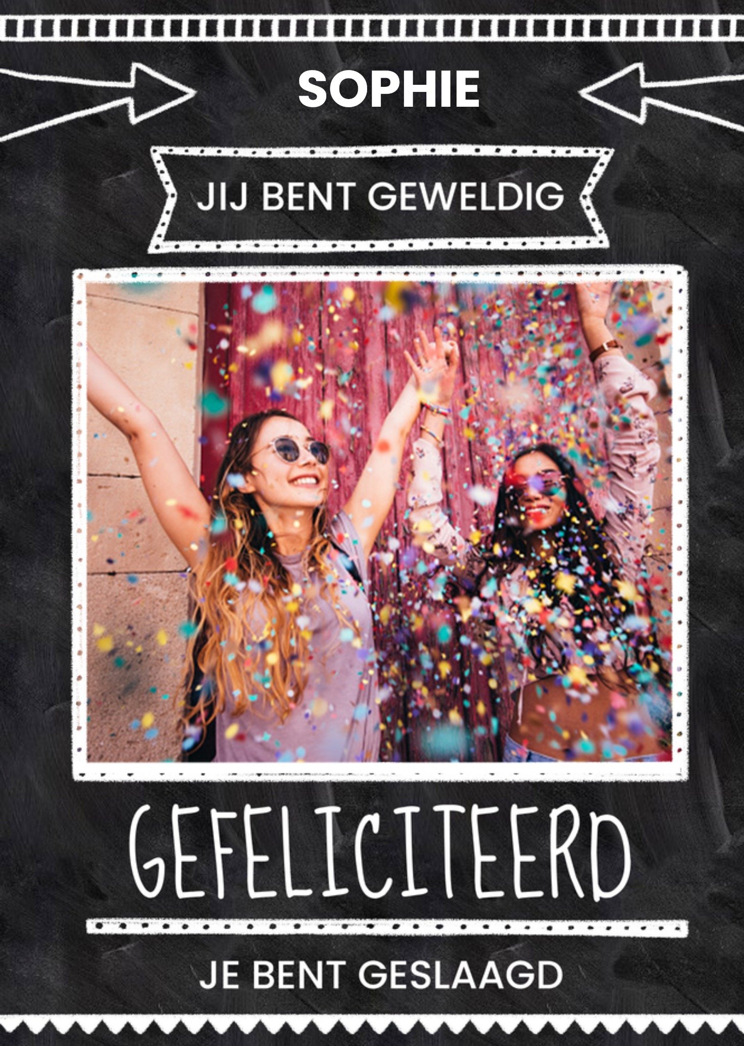 Geslaagdkaart Jij bent geweldid Kaart Greetz