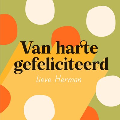 Greetz | Verjaardagskaart | Van harte gefeliciteerd