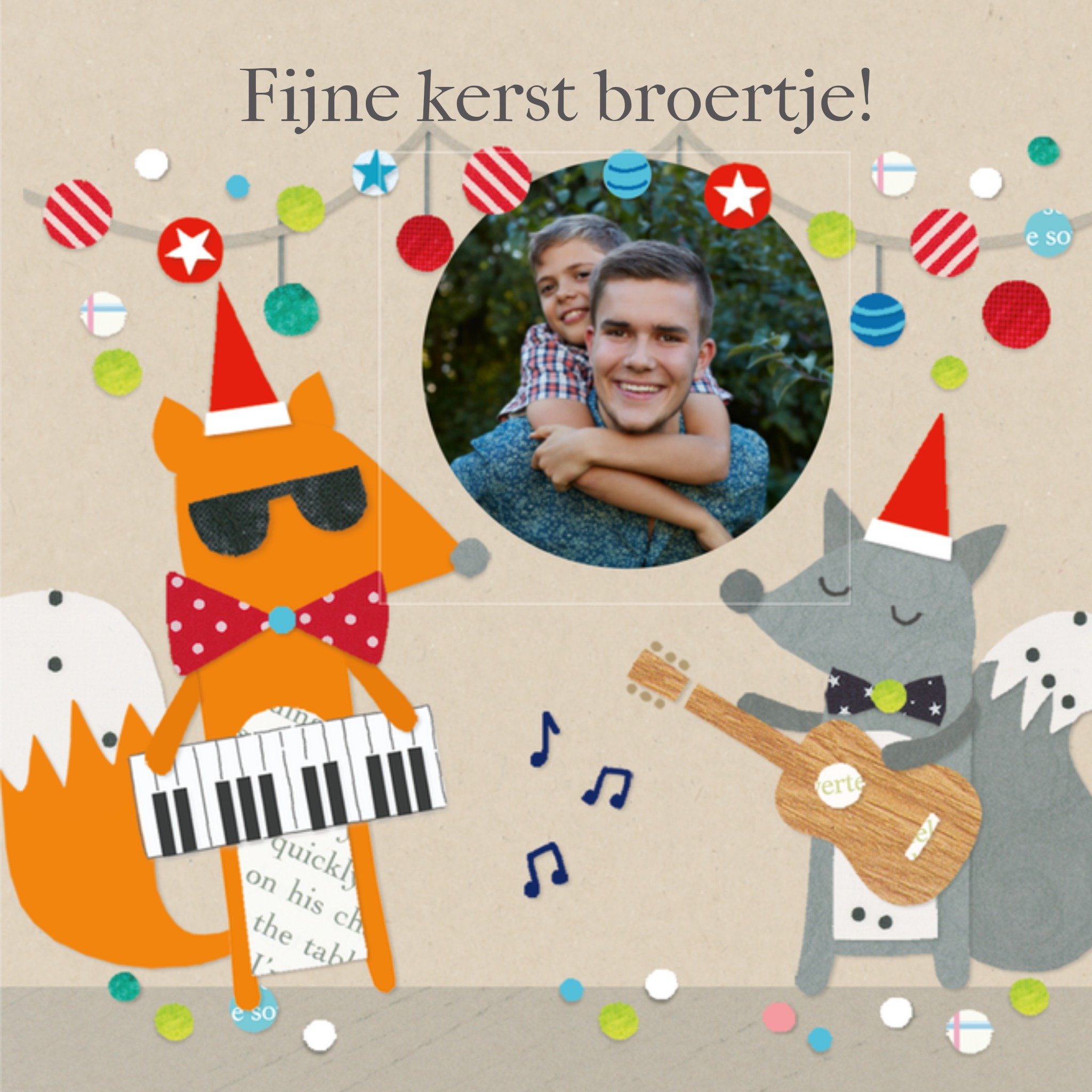 Kerst Broer Foto Paperclip