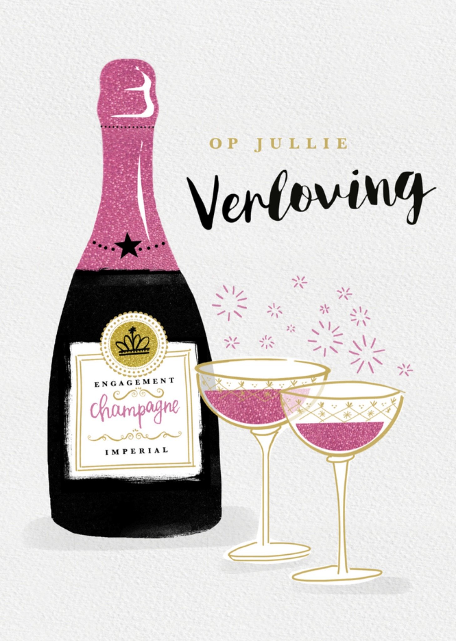 Huwelijkskaart Verloofd Kaart Emma Proctor