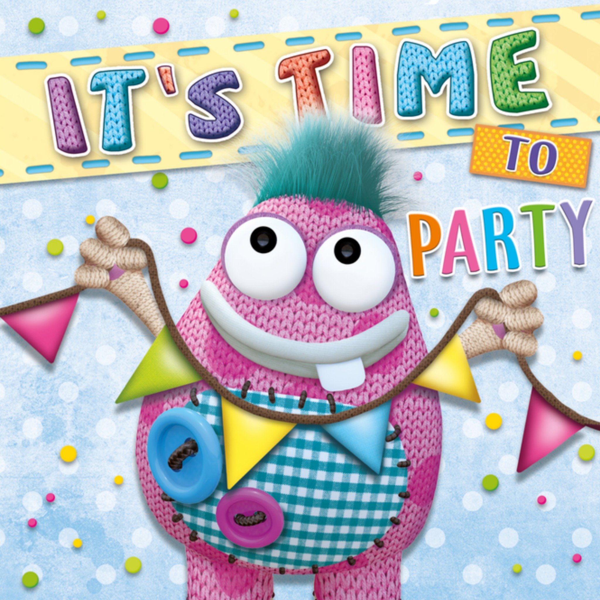 XL kaart: Party time Vierkante Kaart TMS