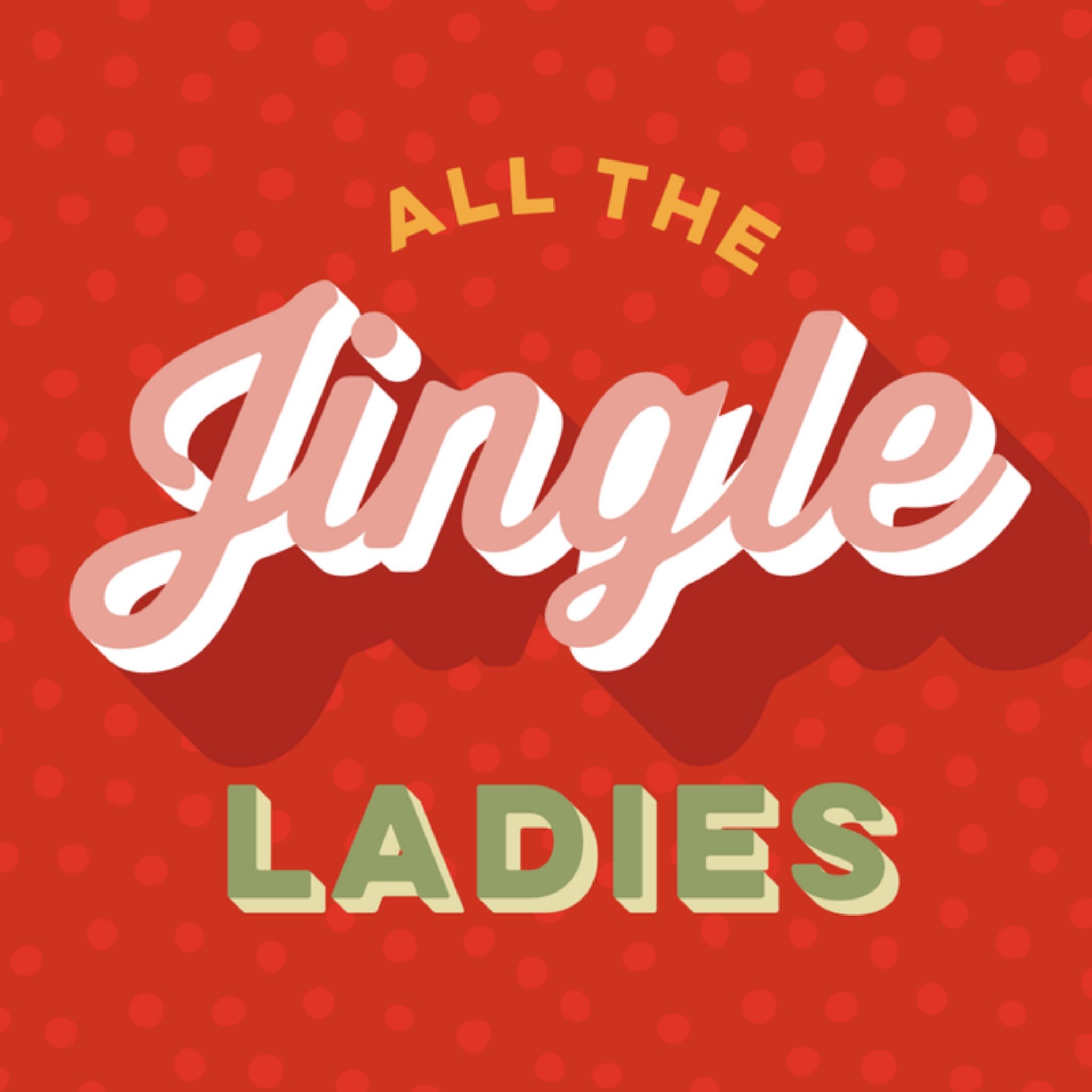Greetz Kerstkaart jingle ladies Vierkant