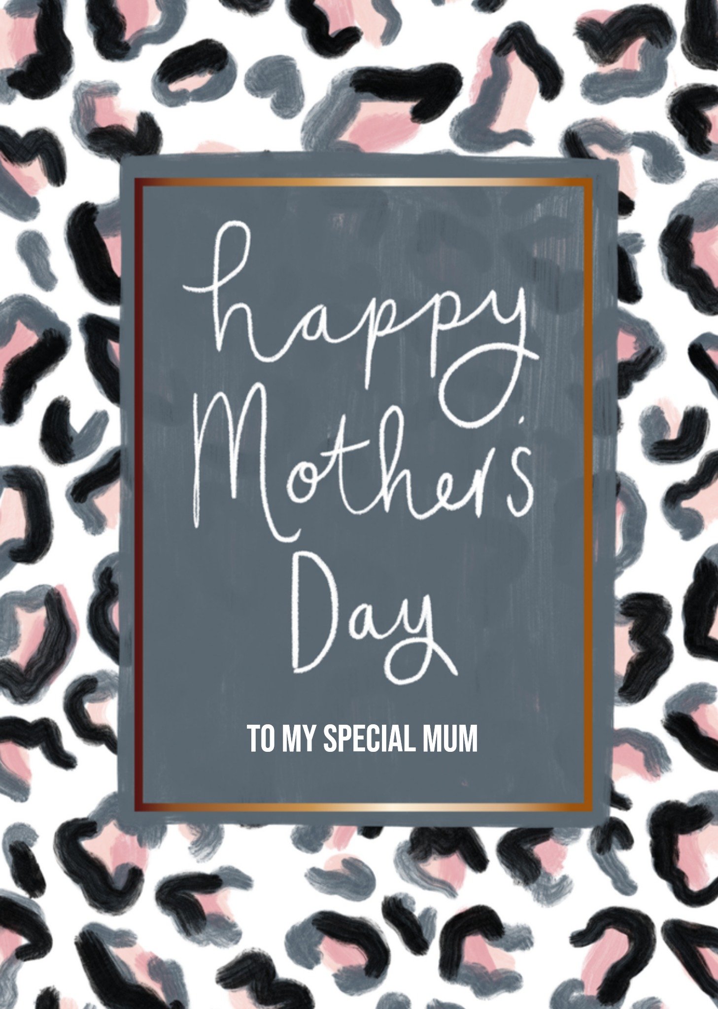 Moederdagkaart panterprint Kaart Greetz