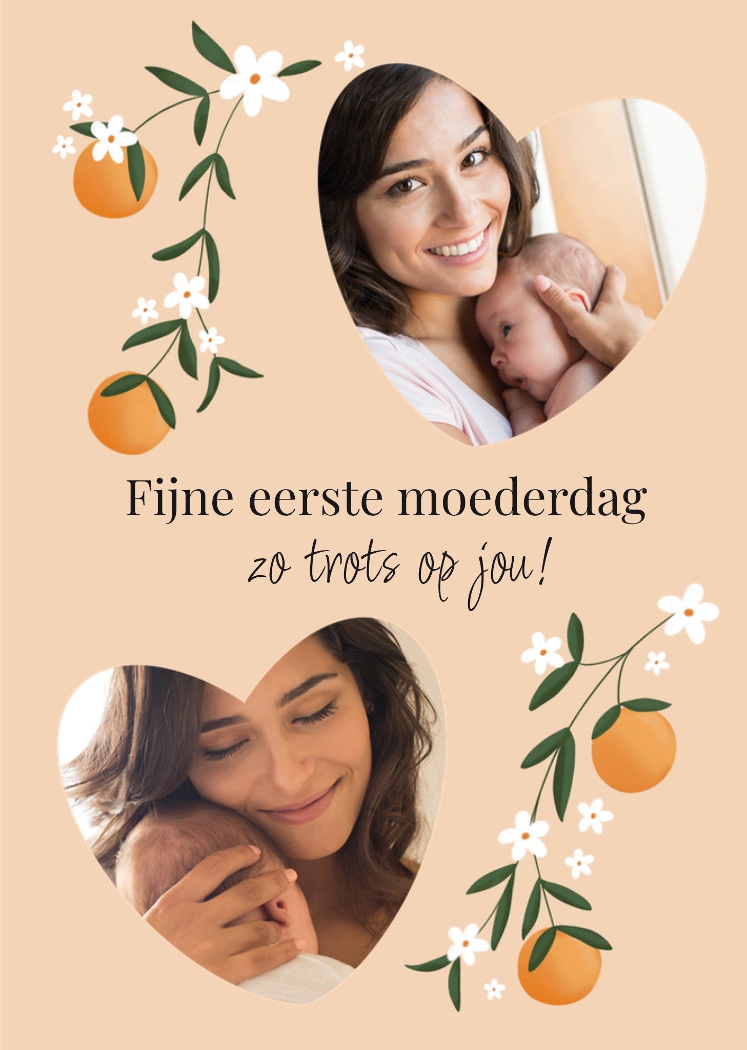 Moederdagkaart Fijne eerste moederdag Kaart Tsjip