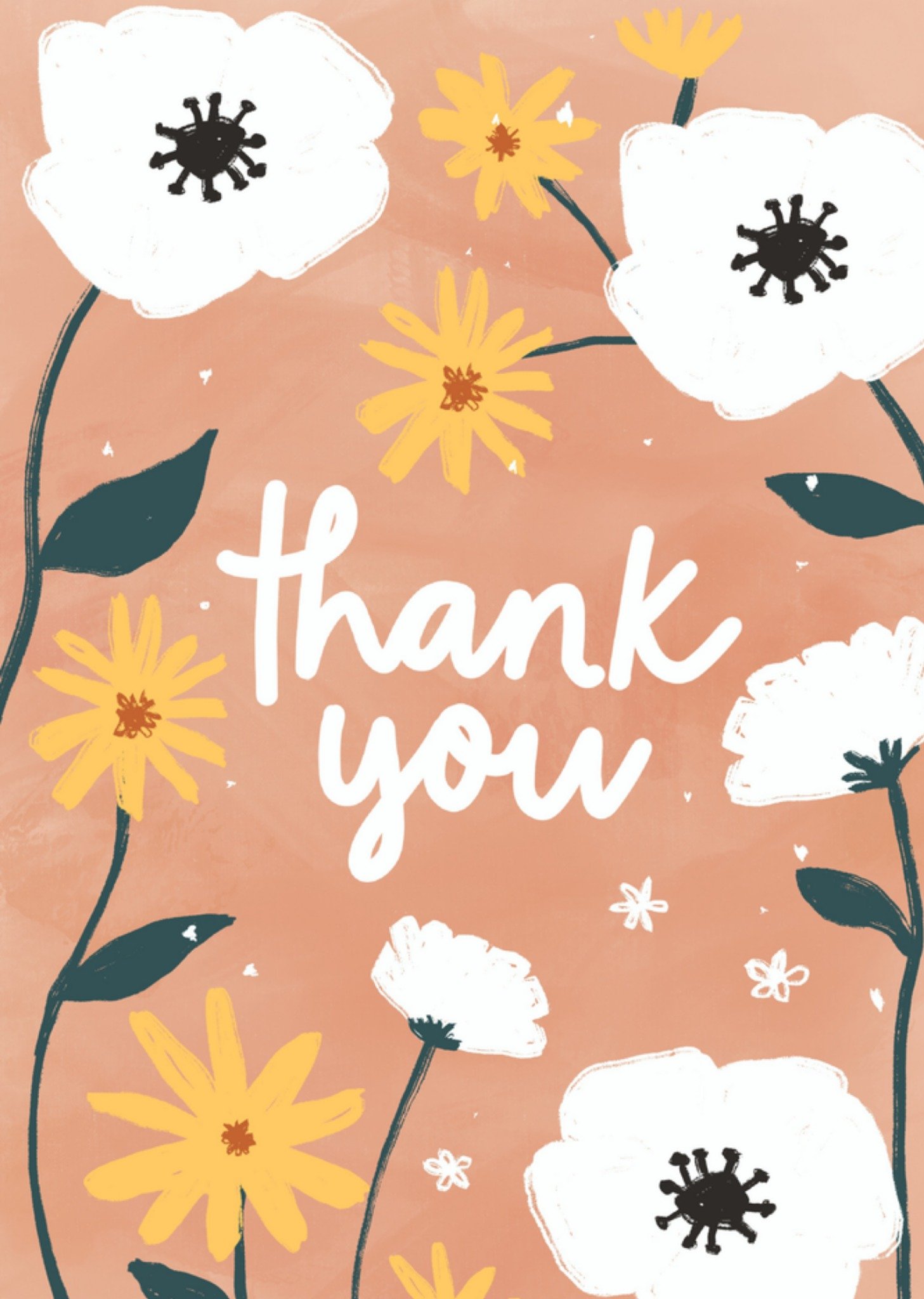 Bedankt kaart Thank you Greetz