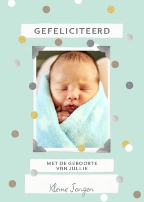 Greetz | Geboortekaart | kleine jongen | fotokaart