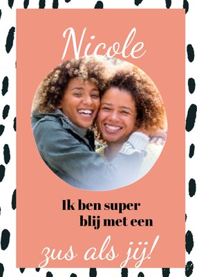 Greetz | Broer en zus dag | fotokaart met naam