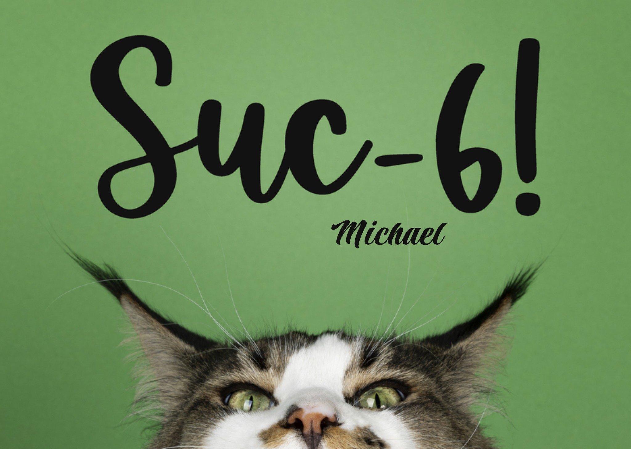Succeskaart met naam Catchy Images