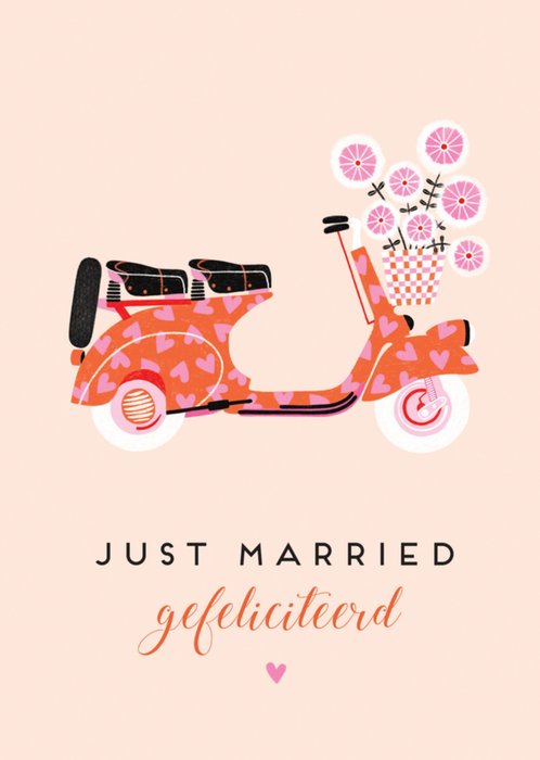 Marieke Witke | Huwelijkskaart | Just married