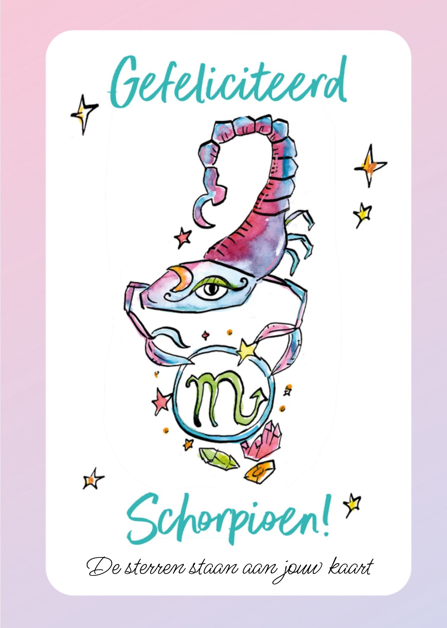 Verjaardagskaart Schorpioen Kaart Jill