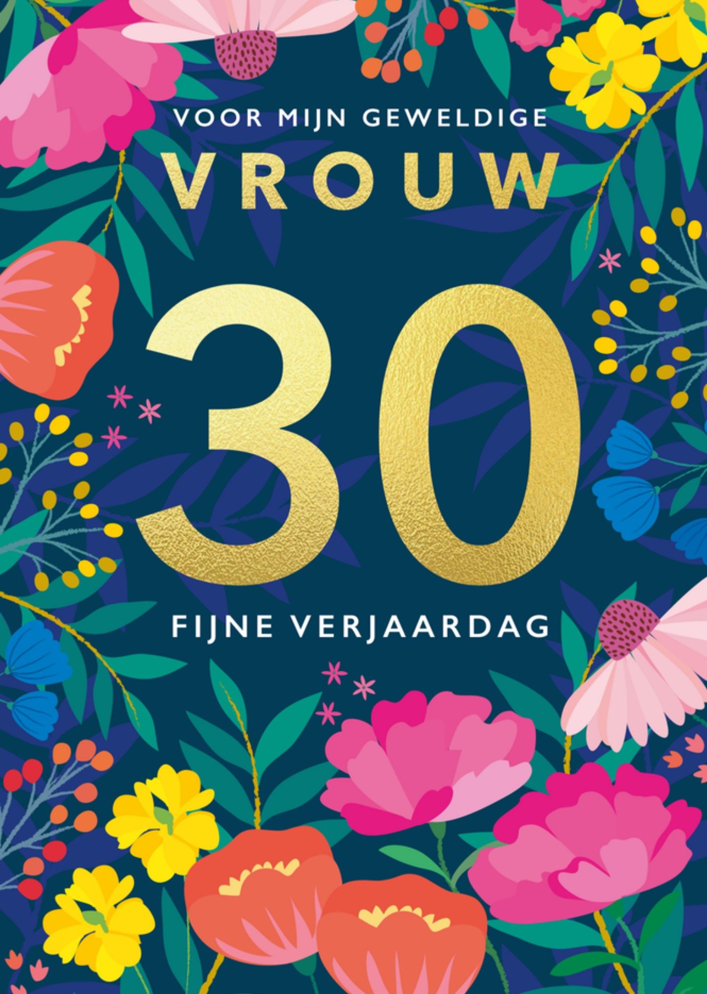 Verjaardagskaart 30 jaar Kaart Klara Hawkins