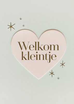 Greetz | Geboortekaart | Welkom kleintje | Liefdeshart