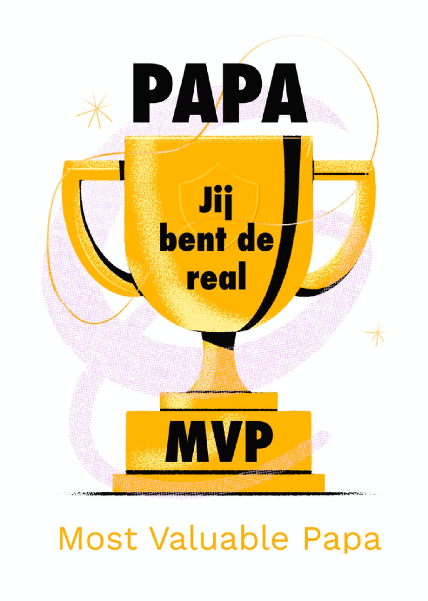Greetz Vaderdagkaart Papa Standard Card