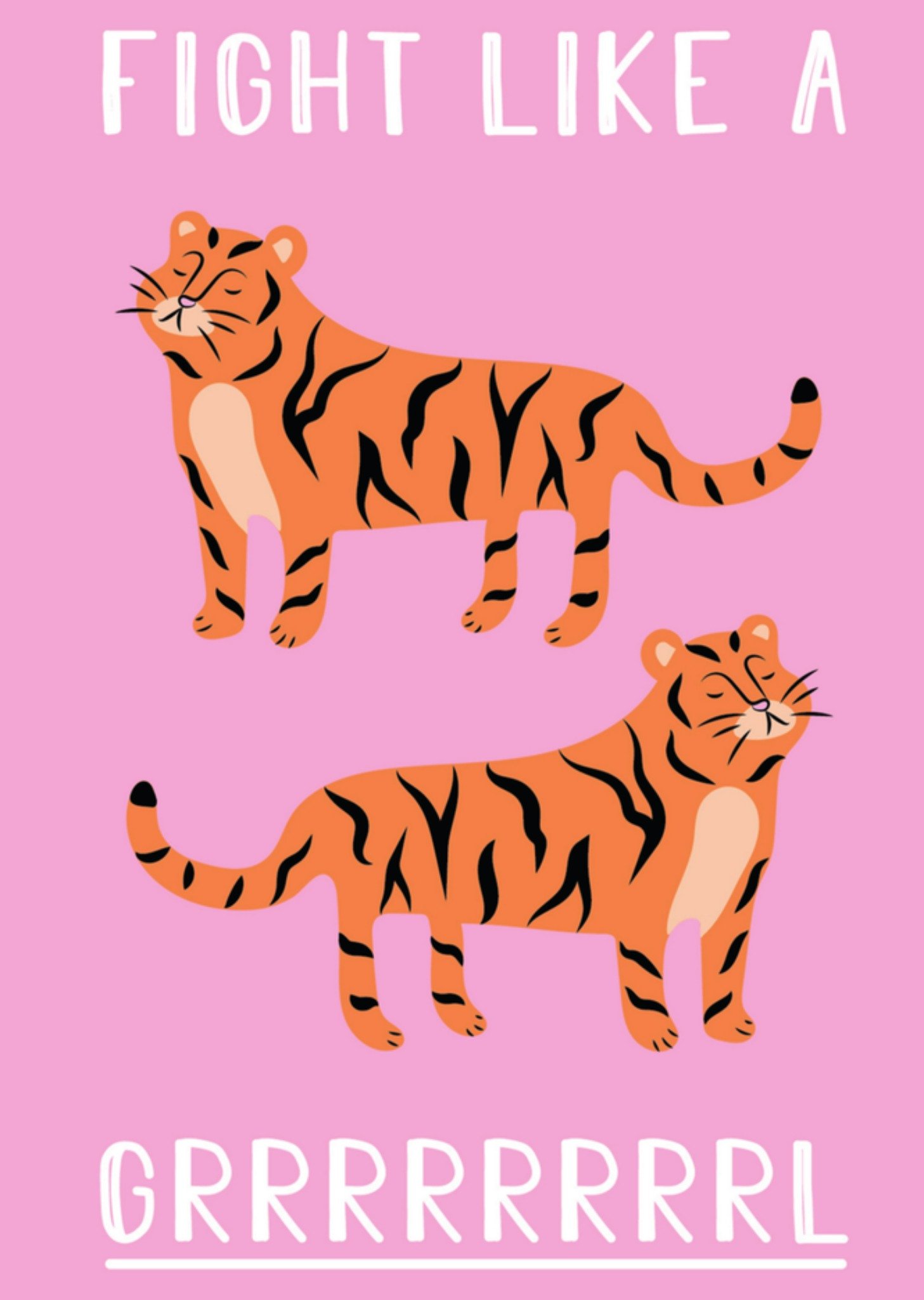 Denken aan kaart tijgers Kaart Rumble Cards