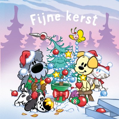 Woezel en Pip | Kerstkaart | Fijne kerst