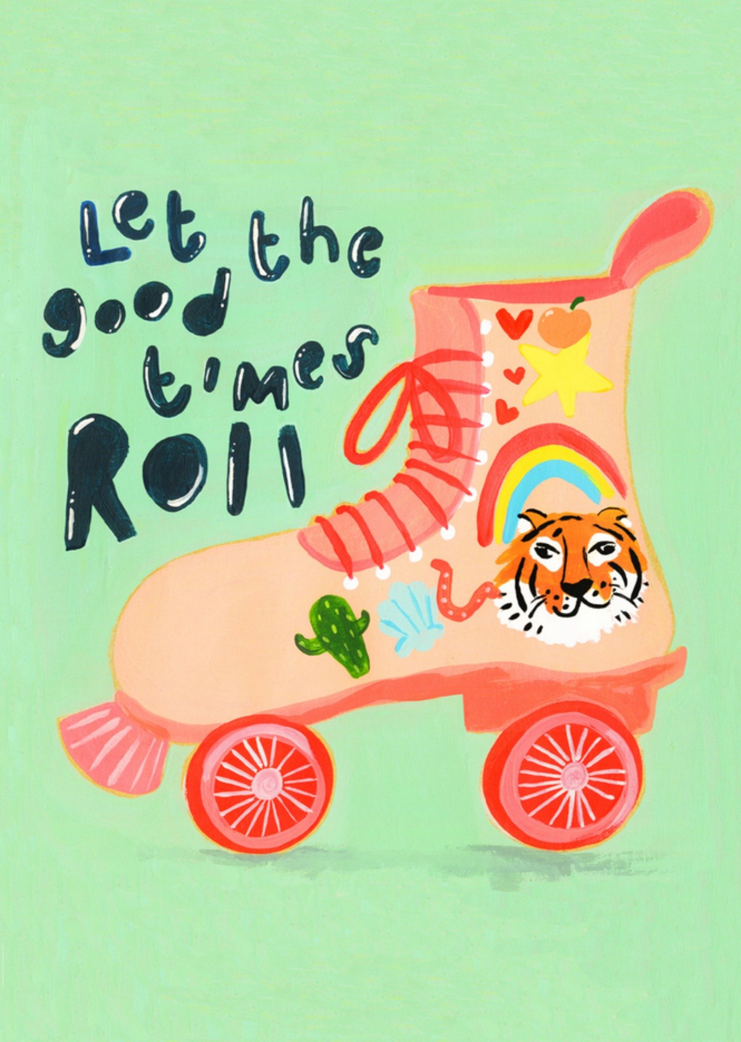 Sooshichacha Verjaardagskaart rollerskate Kaart Sooshichacha Limited